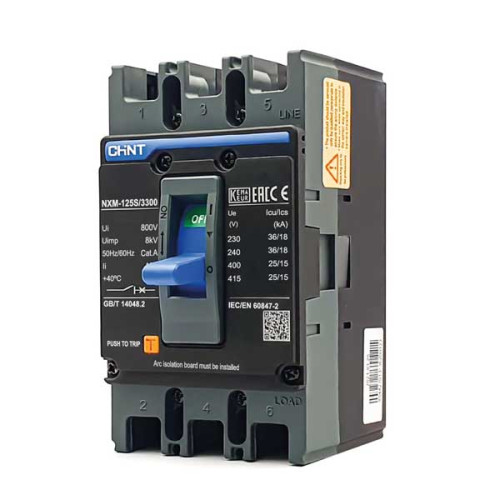 MCCB Chint NXM-125S/3300 50A 25kA 3P